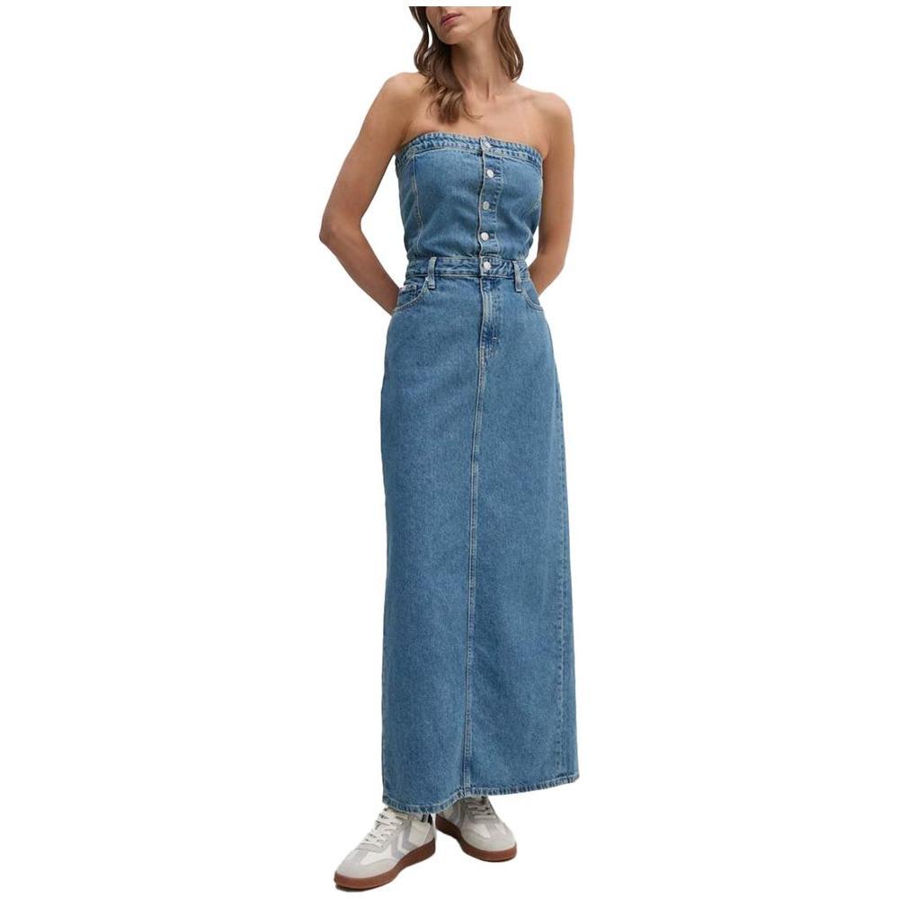 Calvin Klein Jeans Blue Cotton Long CA-14565000176-IT40|S