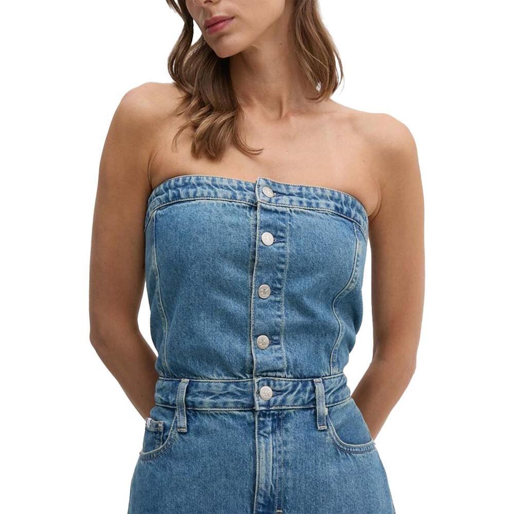 Calvin Klein Jeans Blue Cotton Long CA-14565000176-IT40|S
