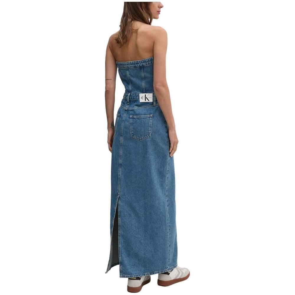 Calvin Klein Jeans Blue Cotton Long CA-14565000176-IT40|S