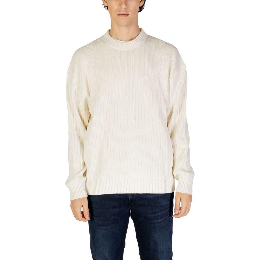 Calvin Klein Jeans Cream Cotton Sweater