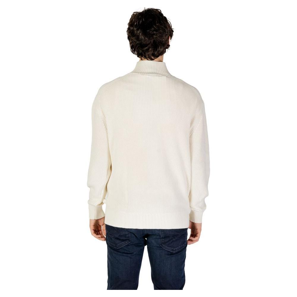 Calvin Klein Jeans Cream Cotton Sweater