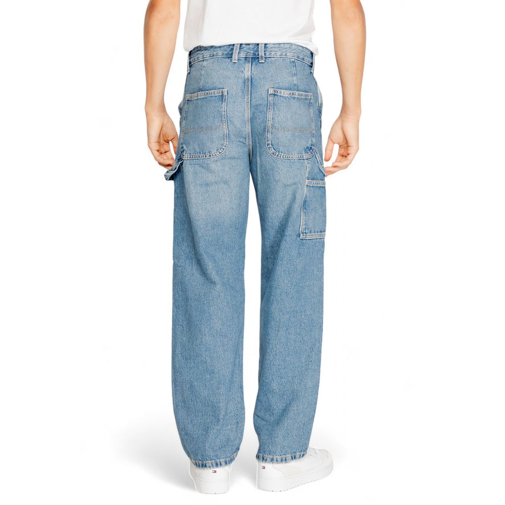 Jack Jones Blue Cotton Relaxed Fit Jean