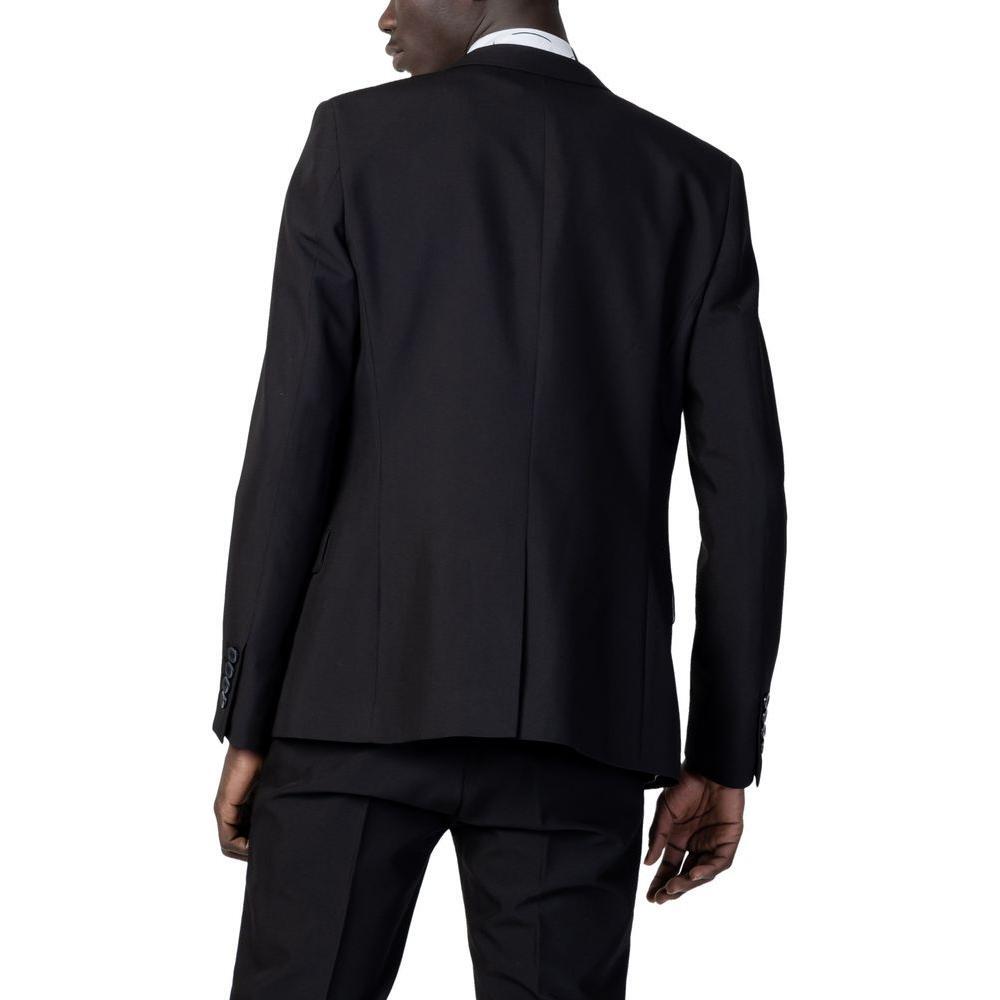 Antony Morato Black Polyester Blazer AN-10253700009-IT54 | XXL