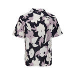 Only & Sons Purple Linen Shortsleeve