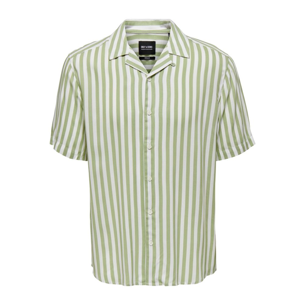 Only & Sons Green Viscose Shortsleeve
