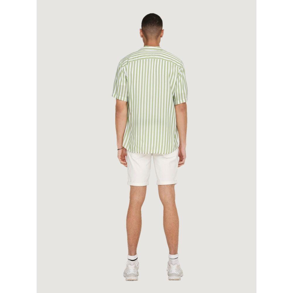 Only & Sons Green Viscose Shortsleeve ON-10275700148-IT44 | S