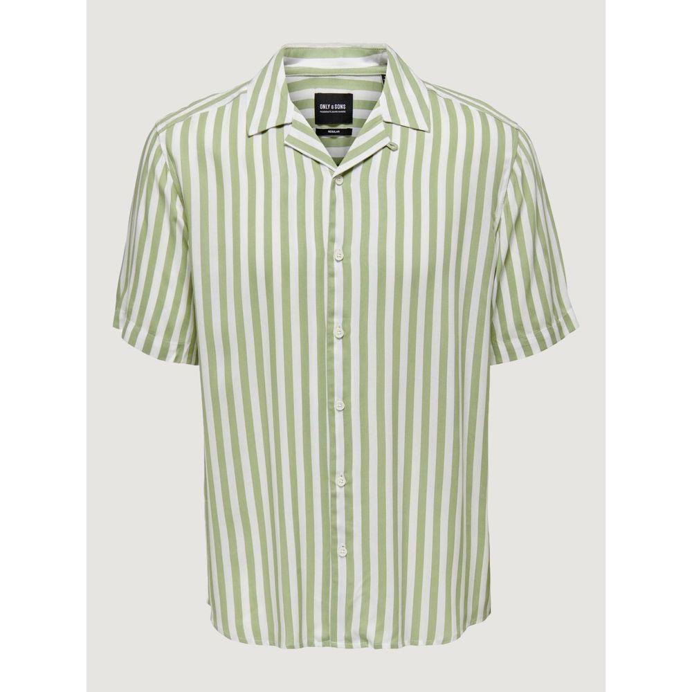 Only & Sons Green Viscose Shortsleeve ON-10275700148-IT44 | S