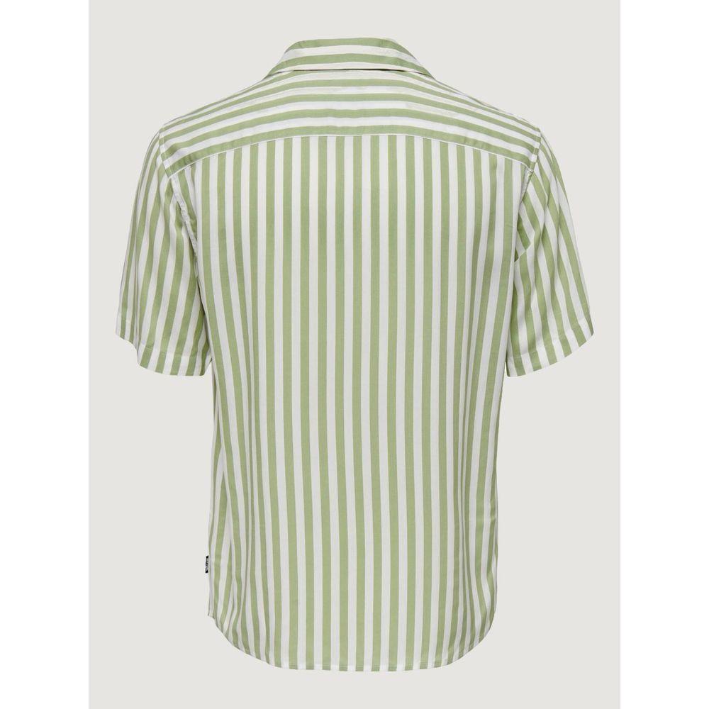 Only & Sons Green Viscose Shortsleeve ON-10275700148-IT44 | S