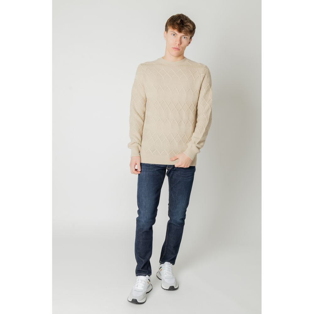 Only & Sons Beige Marabou Sweatshirt