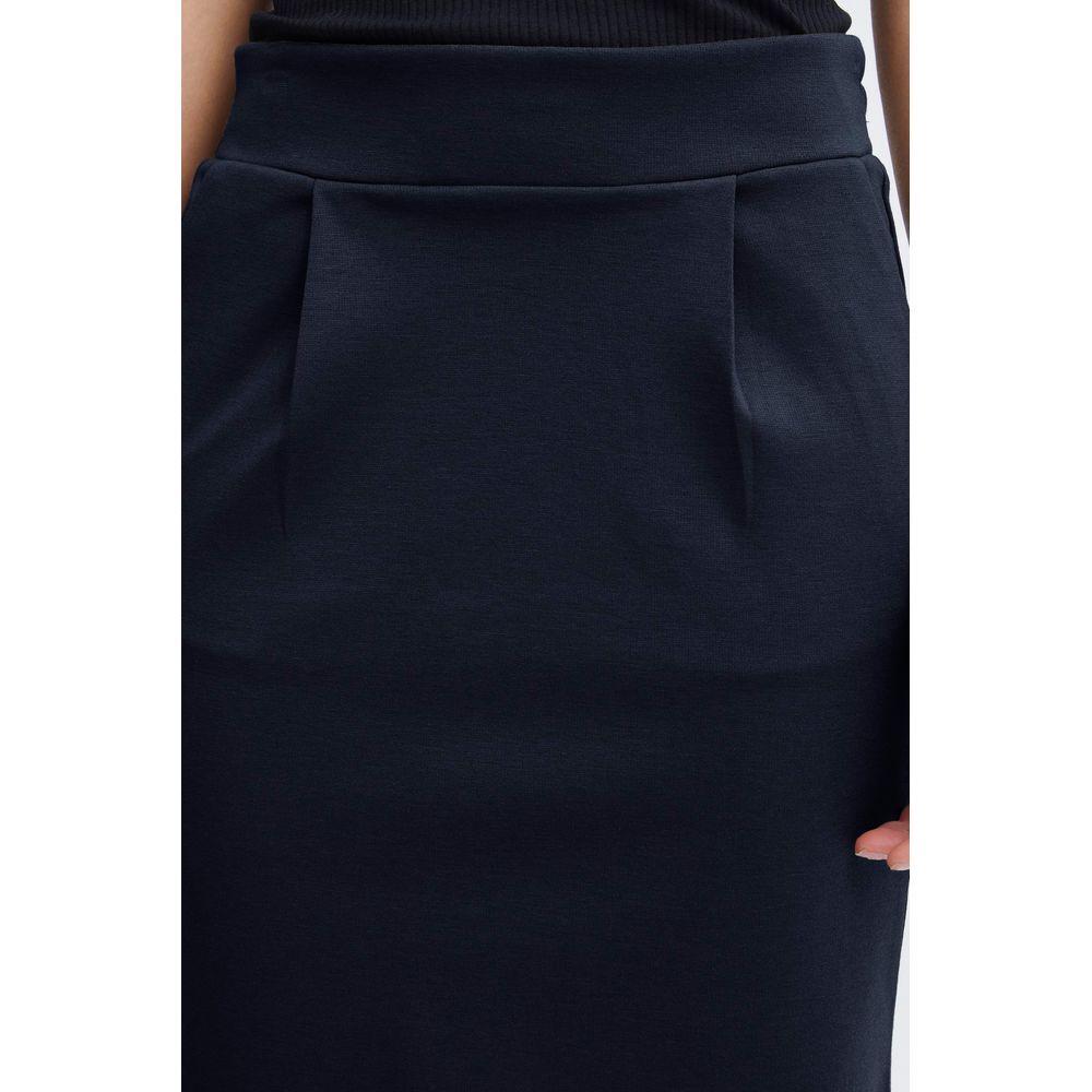 ICHI Blue Polyester Mini IC-13339400010-IT42|M