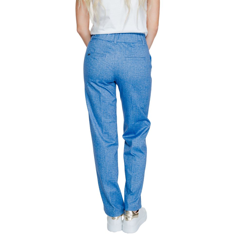 Street One Blue Polyester Pant