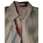 Etro Beige Printed Collared Buttoned Long Sleeves Blouse Top TSH86732-42