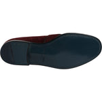 Dolce & Gabbana Bordeaux Suede Loafers Formal Men Dress Shoes