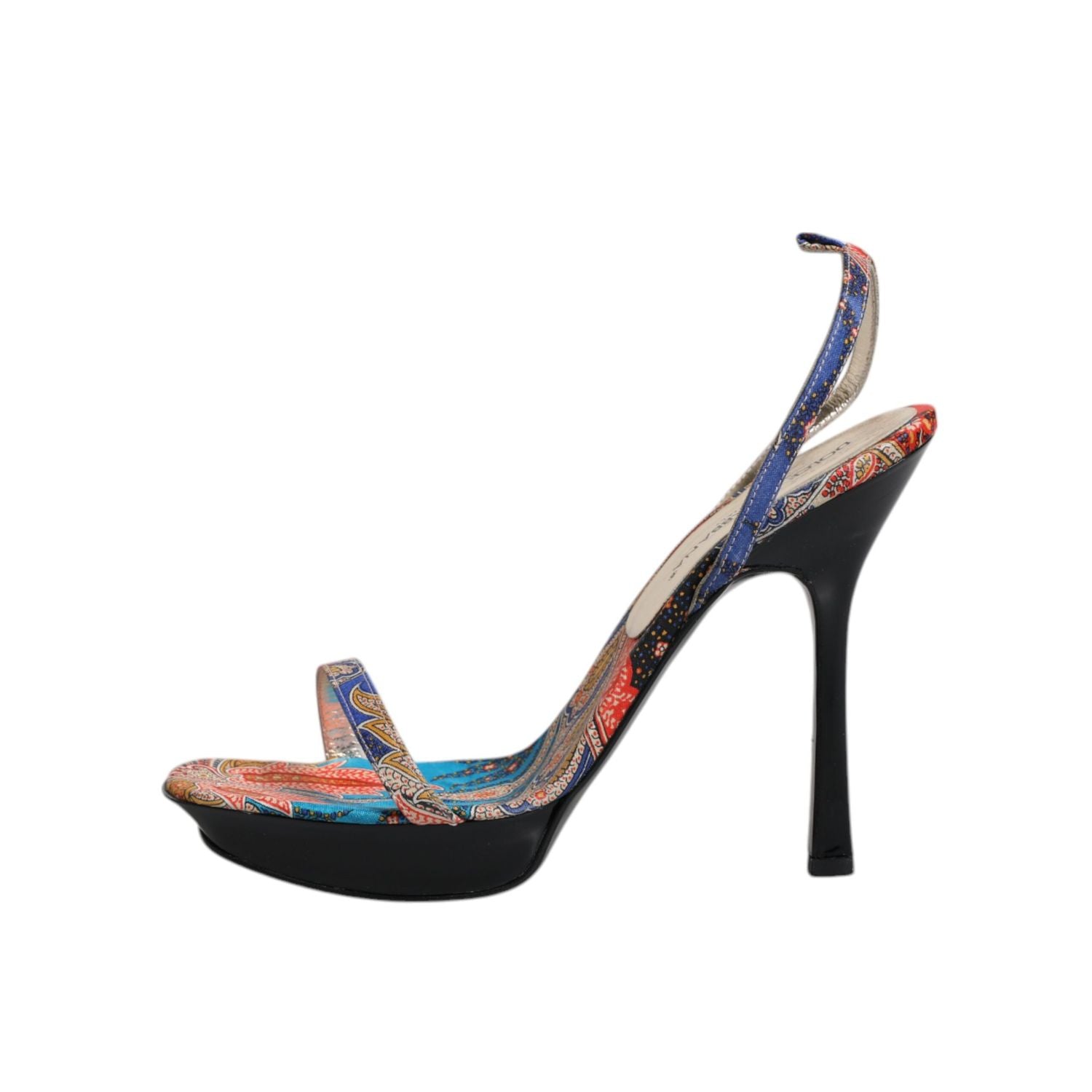Dolce & Gabbana Multicolor Floral High Heels Sandals Shoes