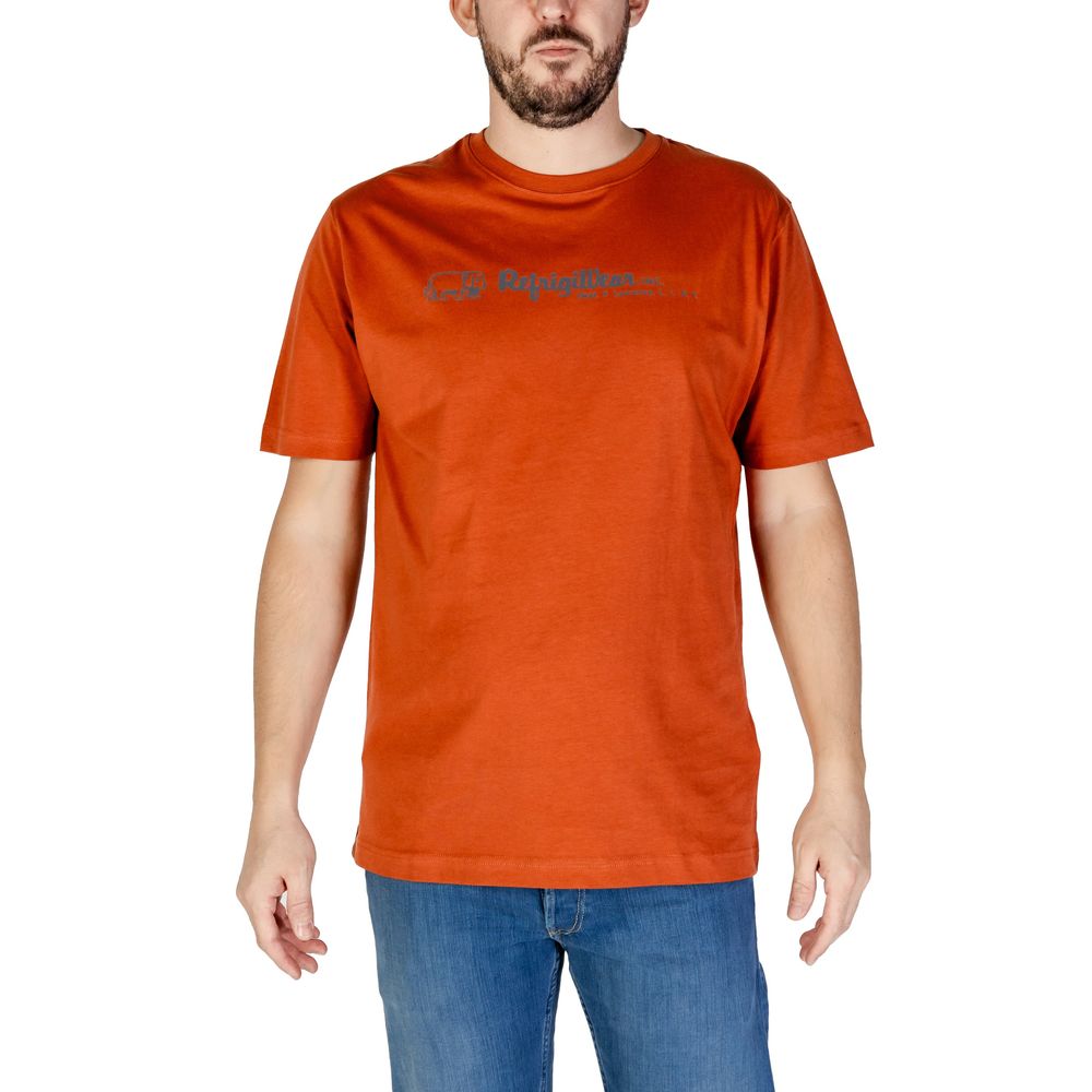 Refrigiwear Red Cotton T-Shirt RE-15823500141-IT52 | XL