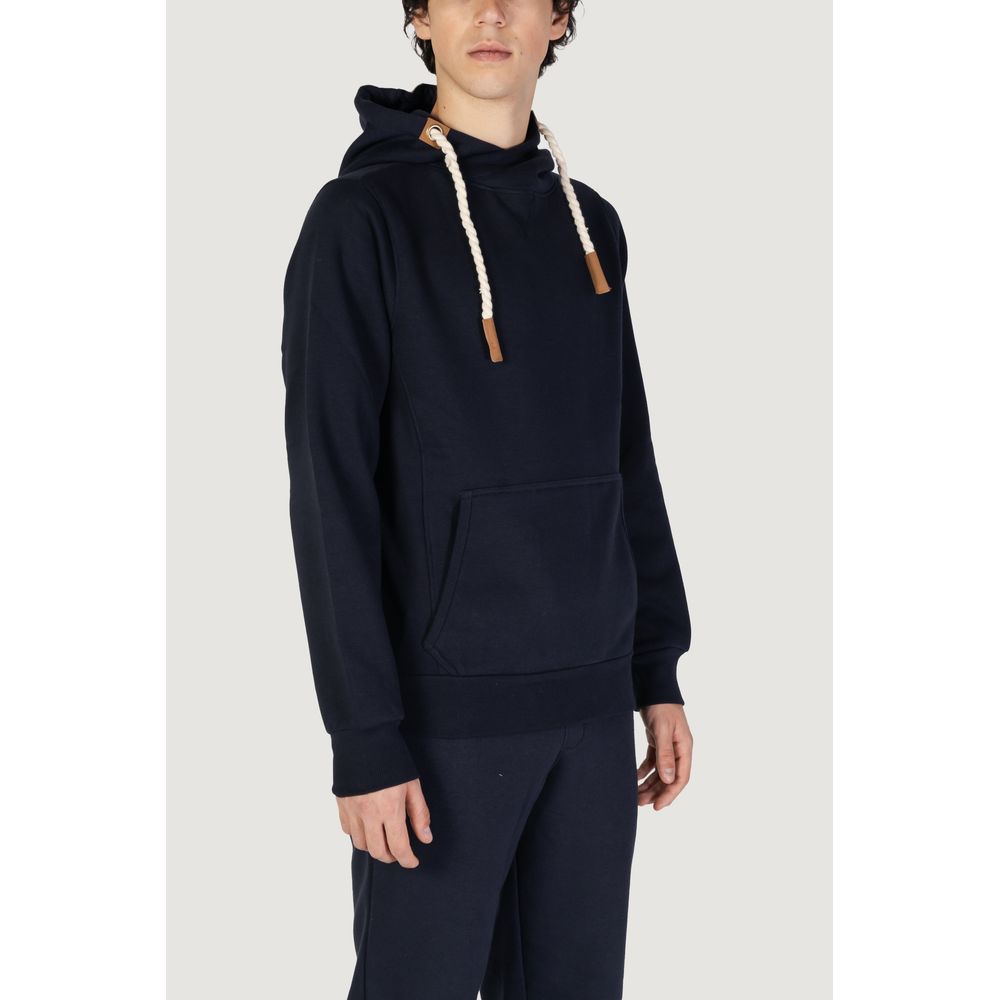 Hydra Clothing Blue Cotton Hoodie