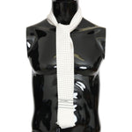 Dolce & Gabbana Elegant Silk Polka Dot Men's Scarf Wrap Silk Scarf Dolce & Gabbana Beige