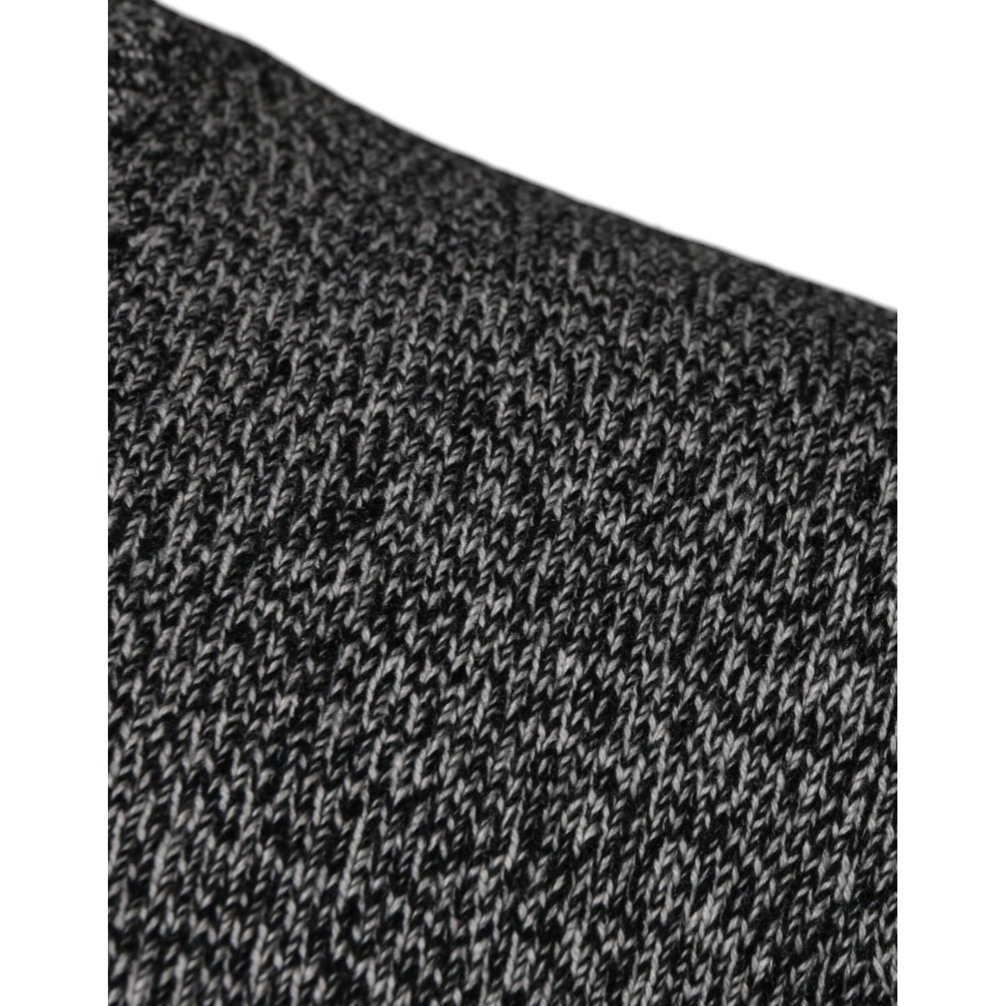 Dolce & Gabbana Gray Crown King Cashmere Pullover Sweater