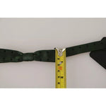 Dolce & Gabbana Green Silk Dotted Mens Necktie Bow Tie FT3011
