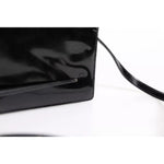 Dolce & Gabbana Black Patent Leather Logo Plaque Crossbody Bag BAG4164