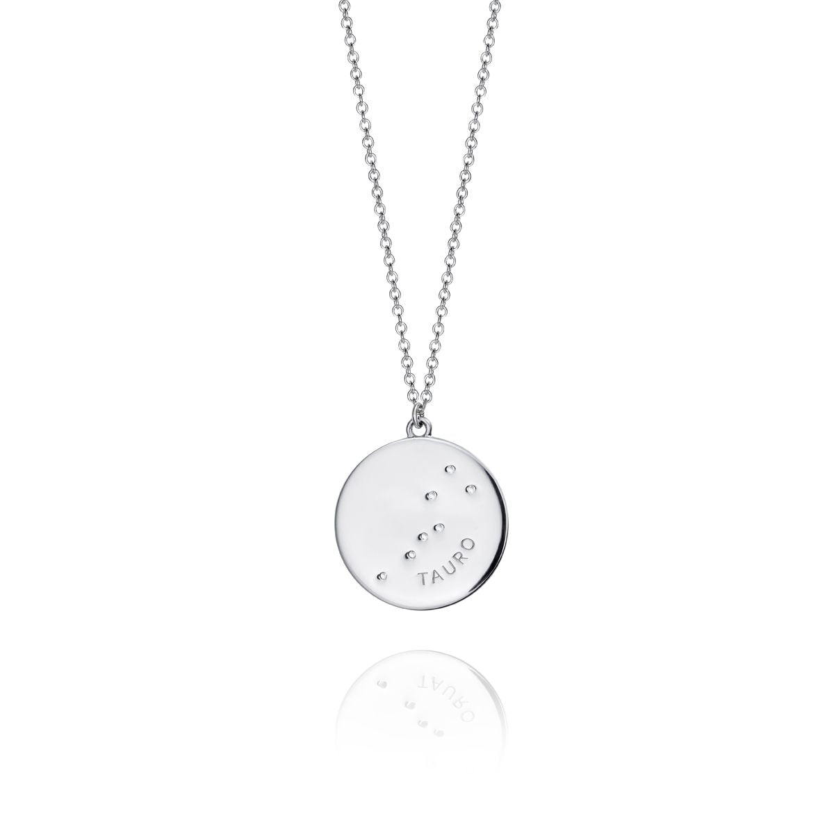 VICEROY JEWELS Mod. 61014C000-38T silver 925° necklace with zodiac sign design, quartz analog movement, and 10 ATM water resistance.