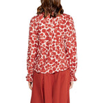 Vero Moda Red Polyester Shirt