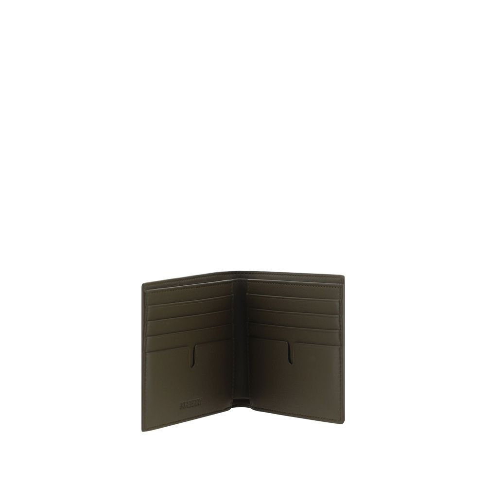 Burberry Beige Calf Leather Bos Taurus Wallet