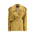 The Andamane Double-breasted Short Trench Coat