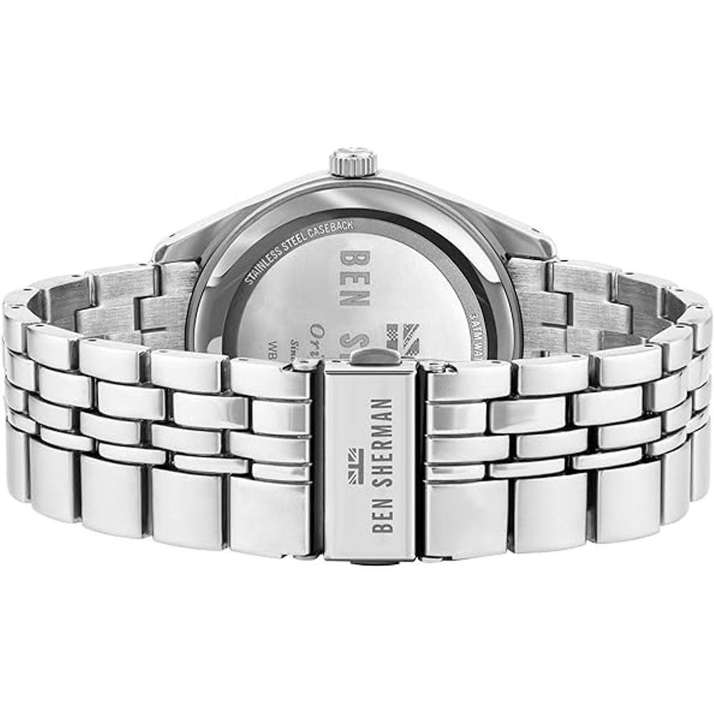 Ben Sherman Gray Stainless Steel Dress Watch