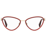 Moschino Burgundy Metal Frames