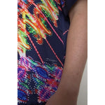 Dolce & Gabbana Multicolor Luminarie Print Men Silk Shirt