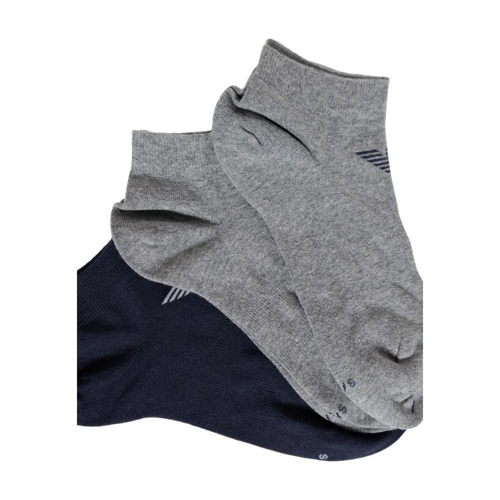 Emporio Armani Underwear Blue Cotton Sock