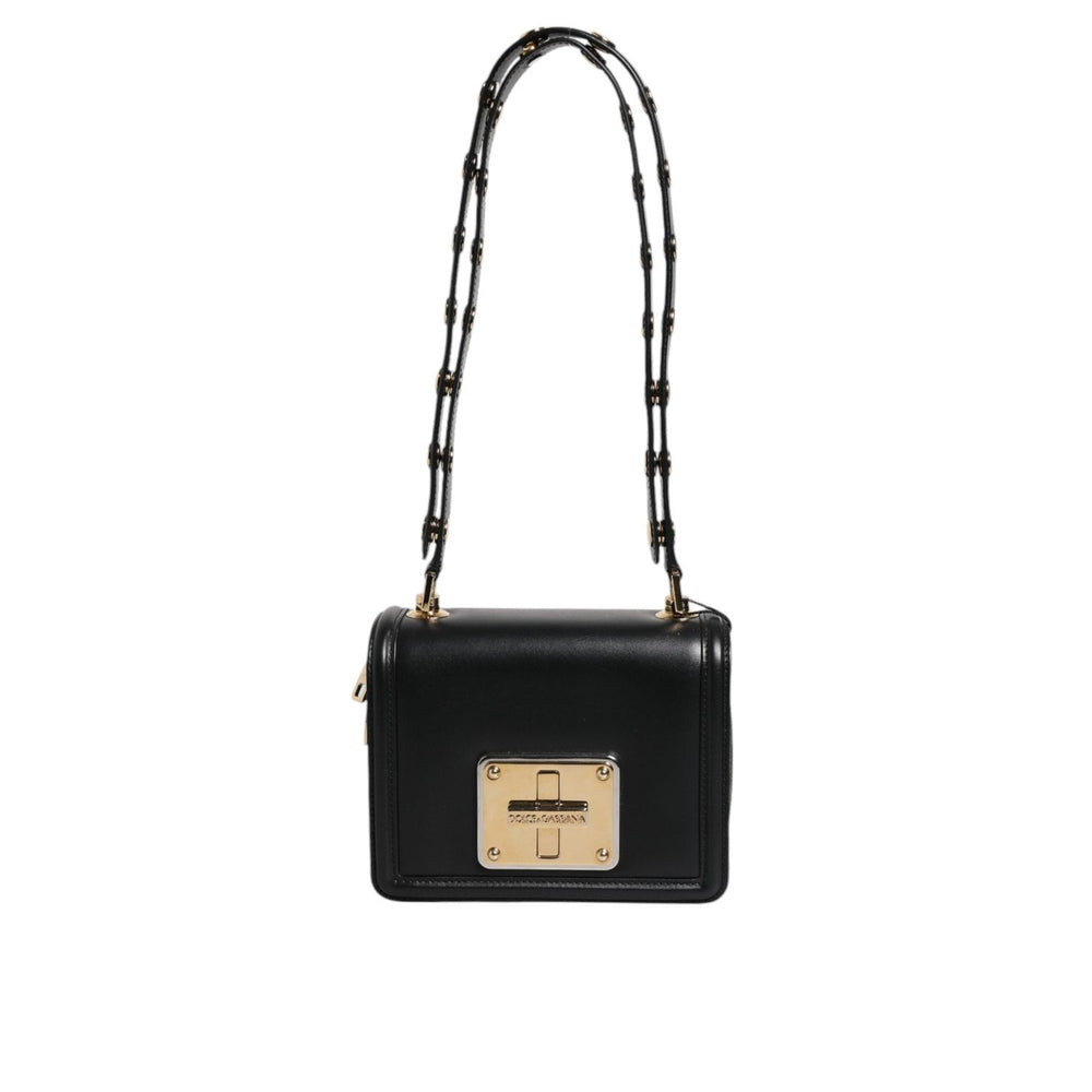 Dolce & Gabbana Black Joy Therapy Lola Studded Leather Crossbody Bag BAG4025