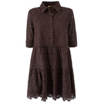 Yes Zee Brown Cotton Dress