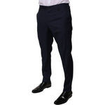 Dolce & Gabbana Dark Blue Cotton Men Dress Pants