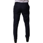Dolce & Gabbana Dark Blue Cotton Men Dress Pants