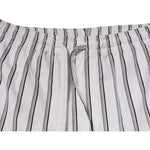 Dolce & Gabbana White Stripes Cotton Skinny Dress Pants