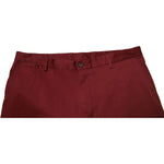 Dolce & Gabbana Maroon Cotton Men Skinny Dress Pants