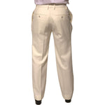 Dolce & Gabbana Off White Straight Dress Pants