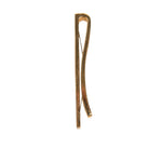 Dolce & Gabbana Gold Tone Brass Logo Branded Tie Clip Bar