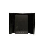 Dolce & Gabbana Elegant Black Leather Logo Plaque Holder Catalogue Case SMY10622