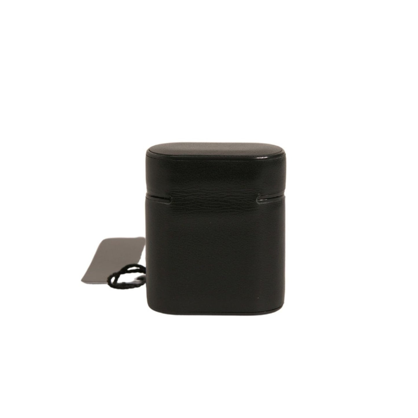 Dolce & Gabbana Black PVC Logo Print Flip Holder Airpods Case SMY10615