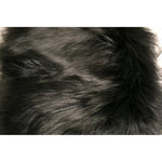 Dolce & Gabbana Black Fur Shoulder Collar Wrap Shawl Scarf MS7105