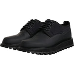 Dolce & Gabbana Black Leather Lace Up Trekking Dress Shoes