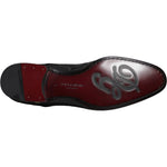 Dolce & Gabbana Black Jacquard Lace Up Derby Dress Shoes
