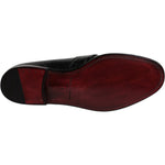 Dolce & Gabbana Black Exotic Leather DG Logo Loafers Formal Dress Shoes