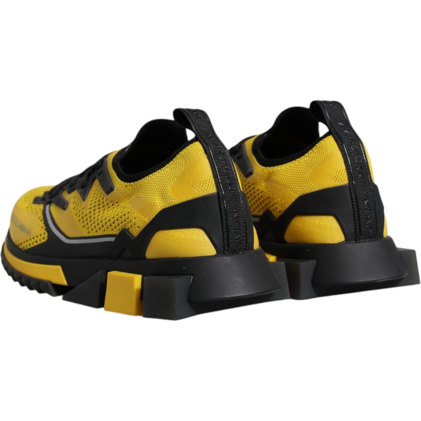 Dolce & Gabbana Yellow SORRENTO Sport Stretch Sneakers Shoes