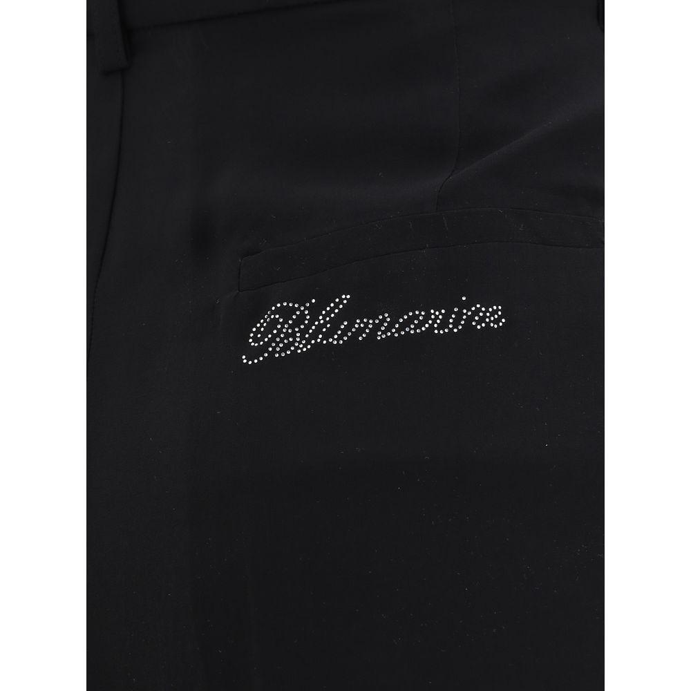 Blumarine Semi-sheer georgette Pants