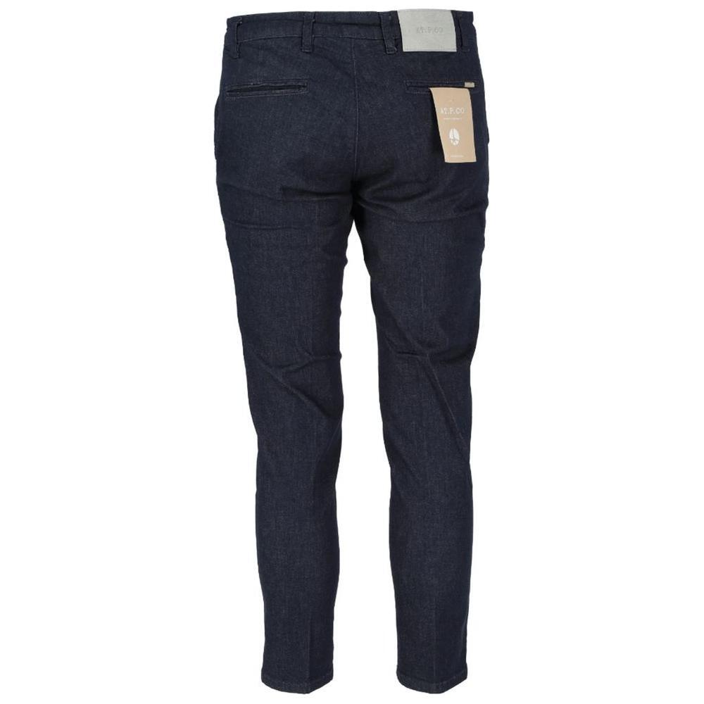 AT.P.CO Blue Cotton Jeans & Pant