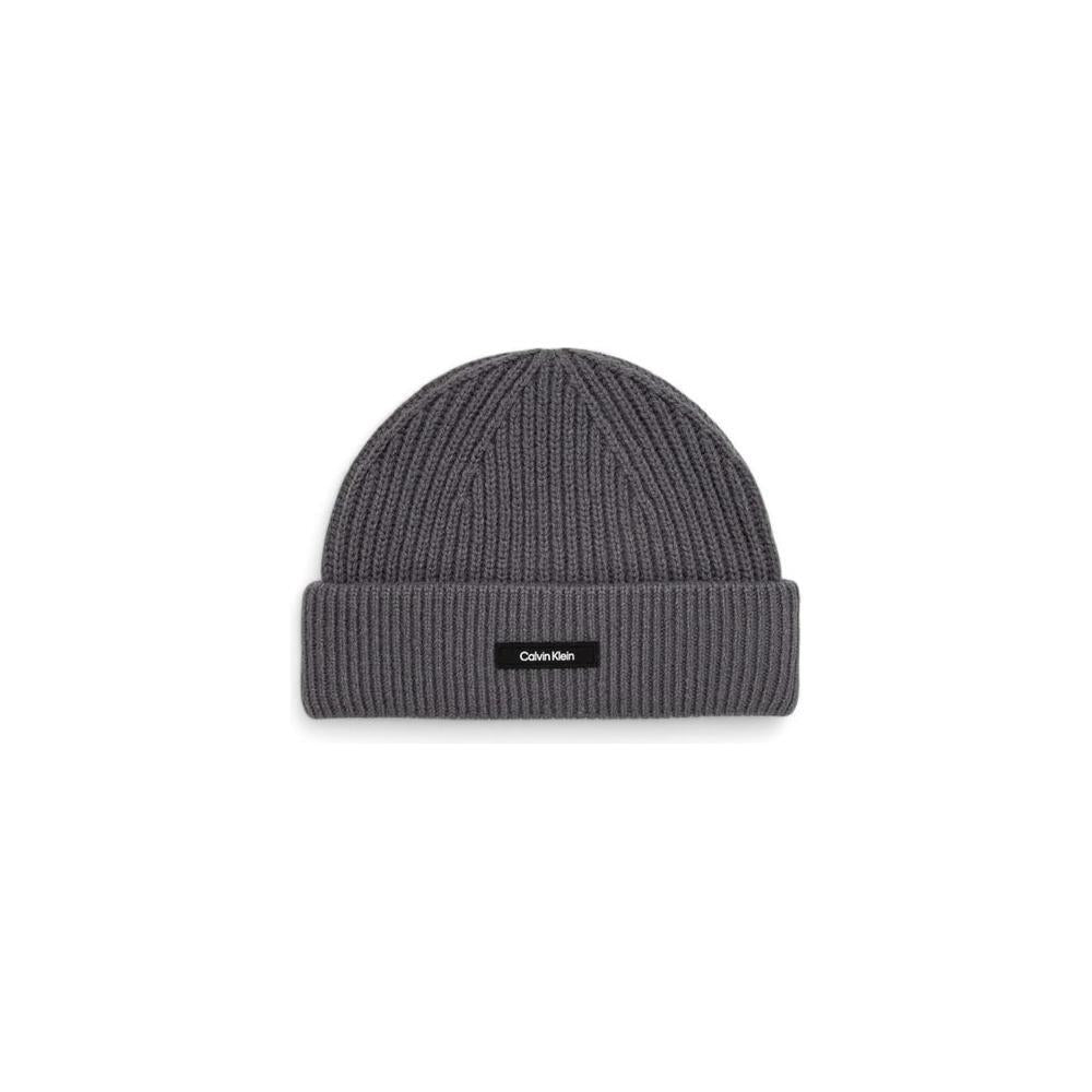 Calvin Klein Gray Organic Cotton Hats & Cap